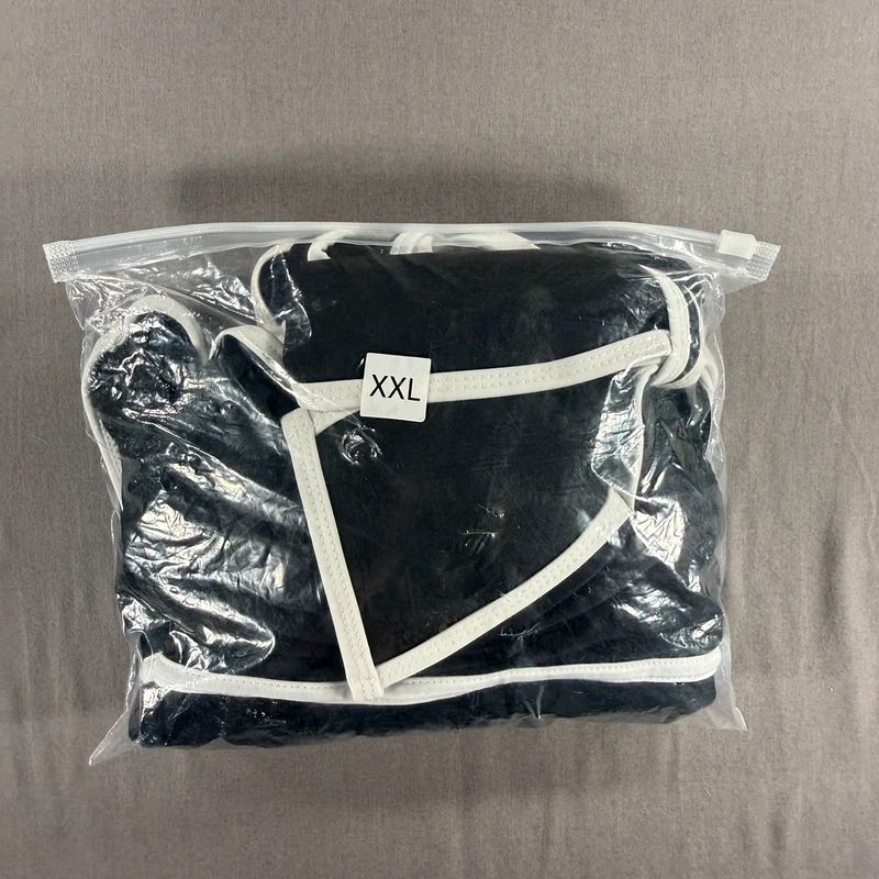 Black White Bow One Piece Swimsuit Sz Xxl — image 7 of 7